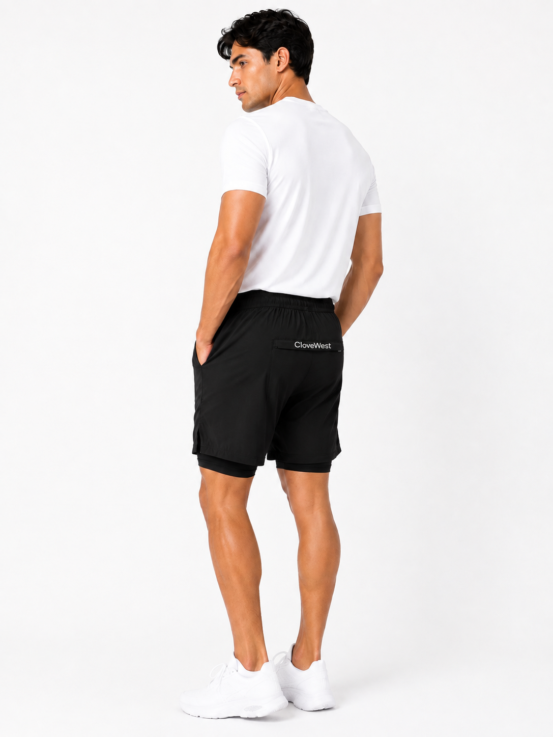 Compression 2 In 1 shorts Black - Image 2